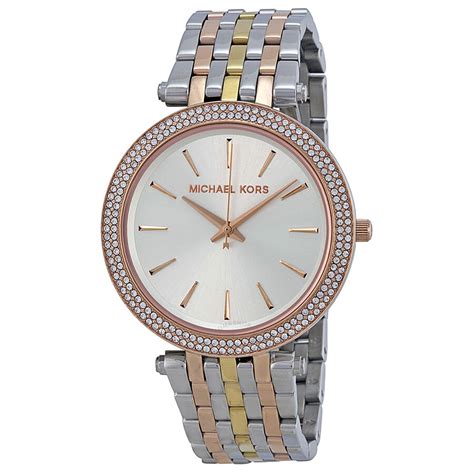 michael kors darci silver watch|Michael Kors darci watch 26mm.